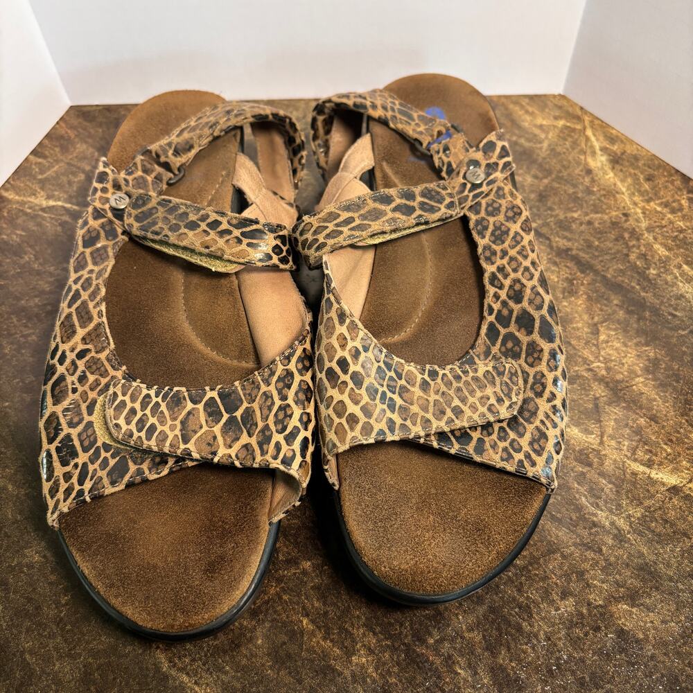 Wolky Pichu sandals in snakeskin 
Size 42